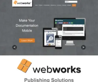 Webworks.com(Help Authoring and Digital Publishing Solutions) Screenshot