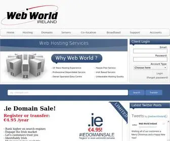 Webworld.ie(Web World) Screenshot