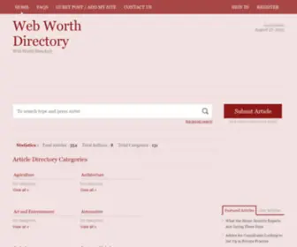 Webworthdirectory.com Screenshot