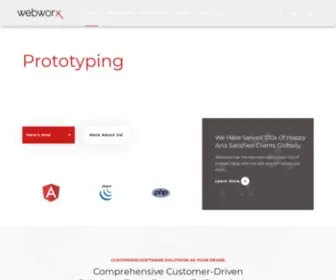 Webworxindia.com(Webworx India) Screenshot