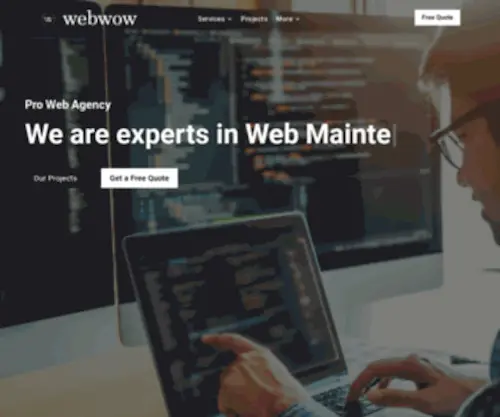 Webwow.co(A Pro Web Agency) Screenshot