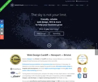 Webwright.co.uk(Newport web design) Screenshot