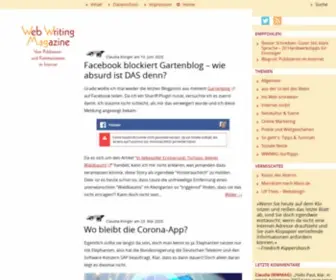 Webwriting-Magazin.de(Endlich umsteigen) Screenshot