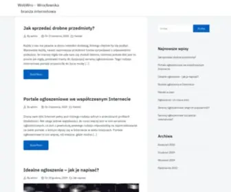 Webwro.pl(Wrocławska branża internetowa) Screenshot