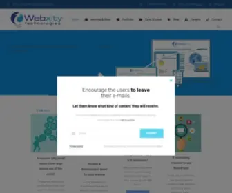 WebXity.com(Florida Web Applications Design and Development Company) Screenshot