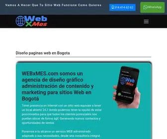 WebXmes.com(Paginas Web Bogotá) Screenshot