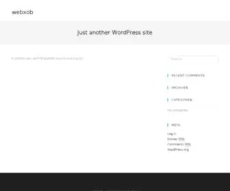 WebXob.com(Create your website) Screenshot
