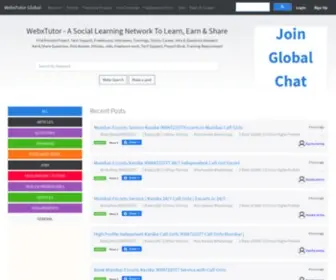 WebXtutor.com(WebxTutor Global) Screenshot