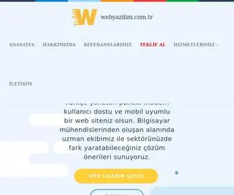 Webyazilim.com.tr(Web Yazılım Ajansı) Screenshot