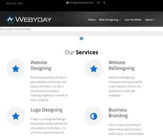 Webyday.com(Website Designing) Screenshot