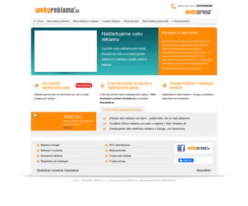 Webyreklama.sk(Web reklama na internete) Screenshot