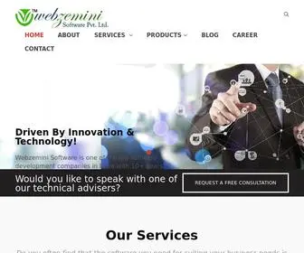 Webzemini.com(Software Company) Screenshot
