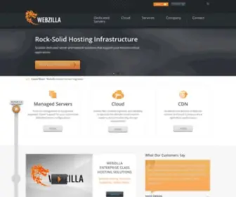 Webzilla.com(Fully Managed Dedicated Servers) Screenshot
