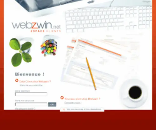 Webzwin.net(CLIENT AREA) Screenshot