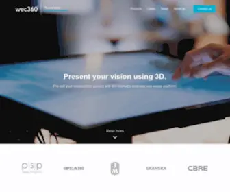 Wec360.com(3D-visualization) Screenshot