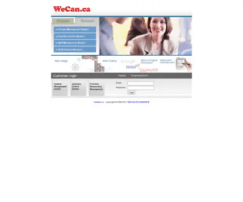 Wecan.ca(Web design) Screenshot