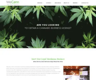 Wecannca.com(California Marijuana Business Consulting) Screenshot