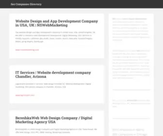 Wecanrankanything.com(Seo Companies Directory) Screenshot