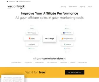 Wecantrack.com(Affiliate Conversion Tracking Software) Screenshot