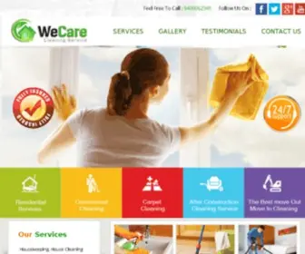 Wecarecleaning.co.in(WECARE CLEANING SERVICE) Screenshot