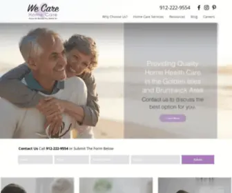 WecarehcGa.com(We Care Home Care) Screenshot