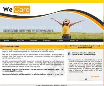 Wecares.org(We Care) Screenshot