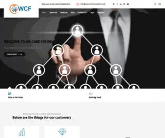 Wecaresfoundation.com(We cares) Screenshot