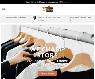 Wechampstore.com(We Champ Store) Screenshot