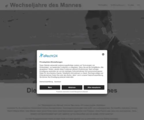 Wechseljahre-Des-Mannes.de(Die Wechseljahre des Mannes) Screenshot