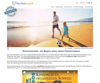 Wechselmodell.ch(Wechselmodell) Screenshot