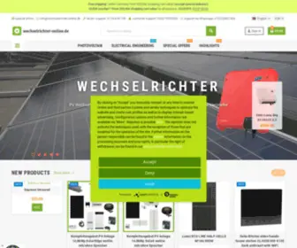 Wechselrichter-Online.de(PV Komplettanlagen) Screenshot