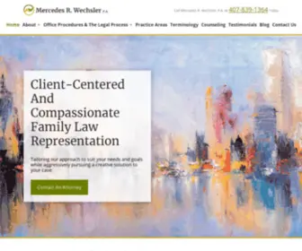 Wechsler-Law.com(Orlando Divorce Lawyer) Screenshot