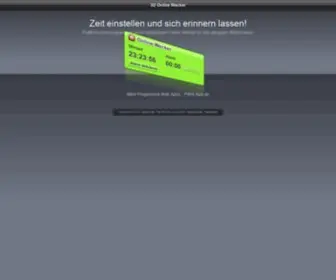 Wecker3D.de Screenshot