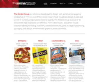 Weckergroup.com(The Wecker Group Graphic Design) Screenshot