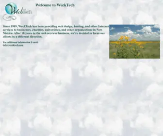 Wecktech.com(WeckTech Web and Graphic Design) Screenshot