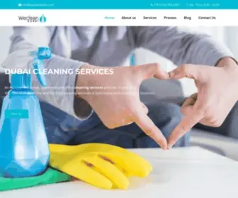 Wecleandubai.com(Top Cleaning Services Company in Dubai) Screenshot