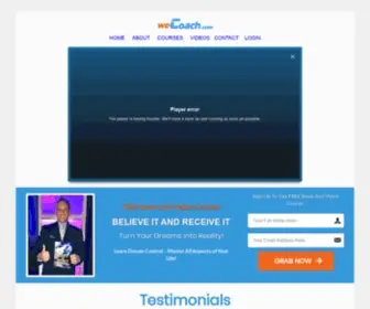 Wecoach.com(WE COACH) Screenshot