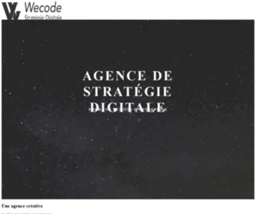 Wecode.fr(Création de site internet sur Bordeaux) Screenshot