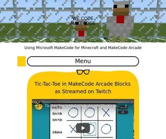 Wecodemakecode.com(We Code MakeCode) Screenshot