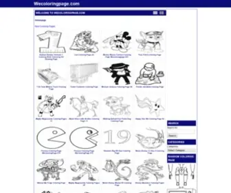 Wecoloringpage.com(Free And Printable Coloring Page) Screenshot