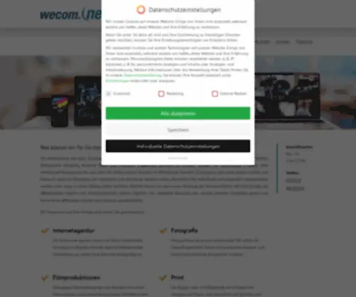 Wecom.net(Wecom Werbeagentur) Screenshot