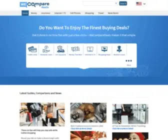 Wecomparedeals.com(Endless Deals Comparison To Help You Save Your Money) Screenshot