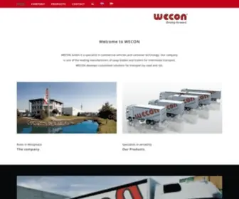 Wecon.de(Anhänger und) Screenshot