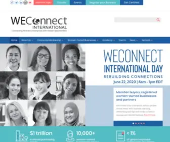Weconnectinternational.org(/) Screenshot