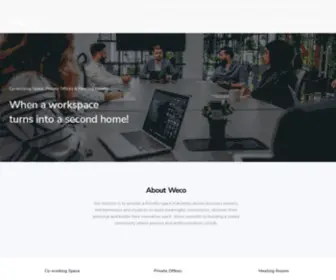 Weconow.com(Our mission) Screenshot