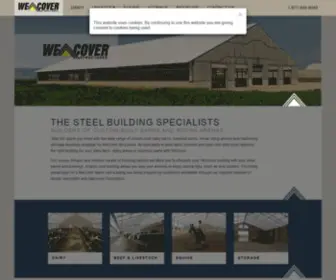 Wecover.net(Premium Steel Structures) Screenshot