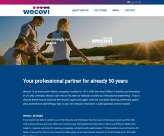 Wecovi.com(Wecovi represents three brands) Screenshot