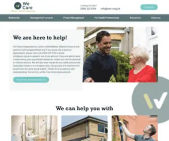 Wecr.org.uk(We Care Home Improvements) Screenshot