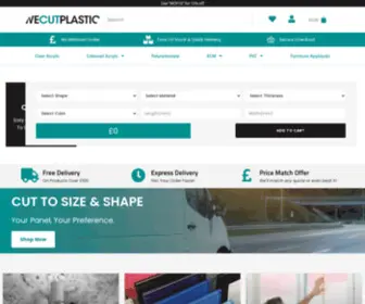 Wecutplastic.co.uk(We Cut Plastic) Screenshot