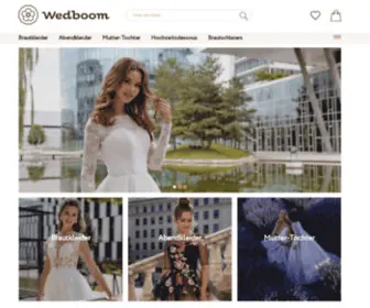 Wedboom.de(Online-Shop der Brautkleidern) Screenshot